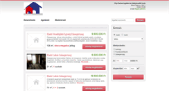 Desktop Screenshot of citypartner.ingatlanok.hu