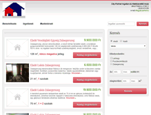 Tablet Screenshot of citypartner.ingatlanok.hu